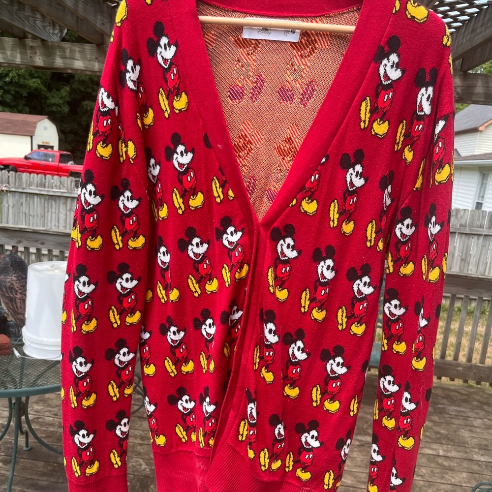 🖤 SOLD 🖤Disney Vintage-STYLED Mickey Mouse Knit Grandpa Sweater